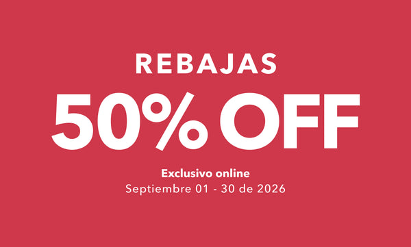 Rebajas hasta 50% off