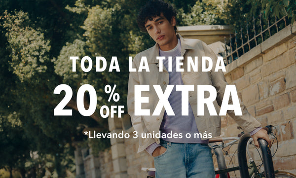 20% OFF 3 o Más unidades